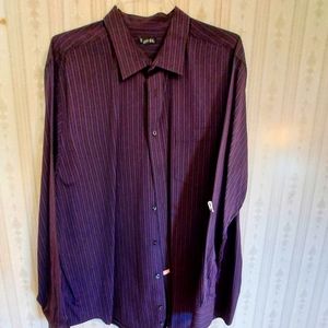 Men's button down long sleeve dress shirt